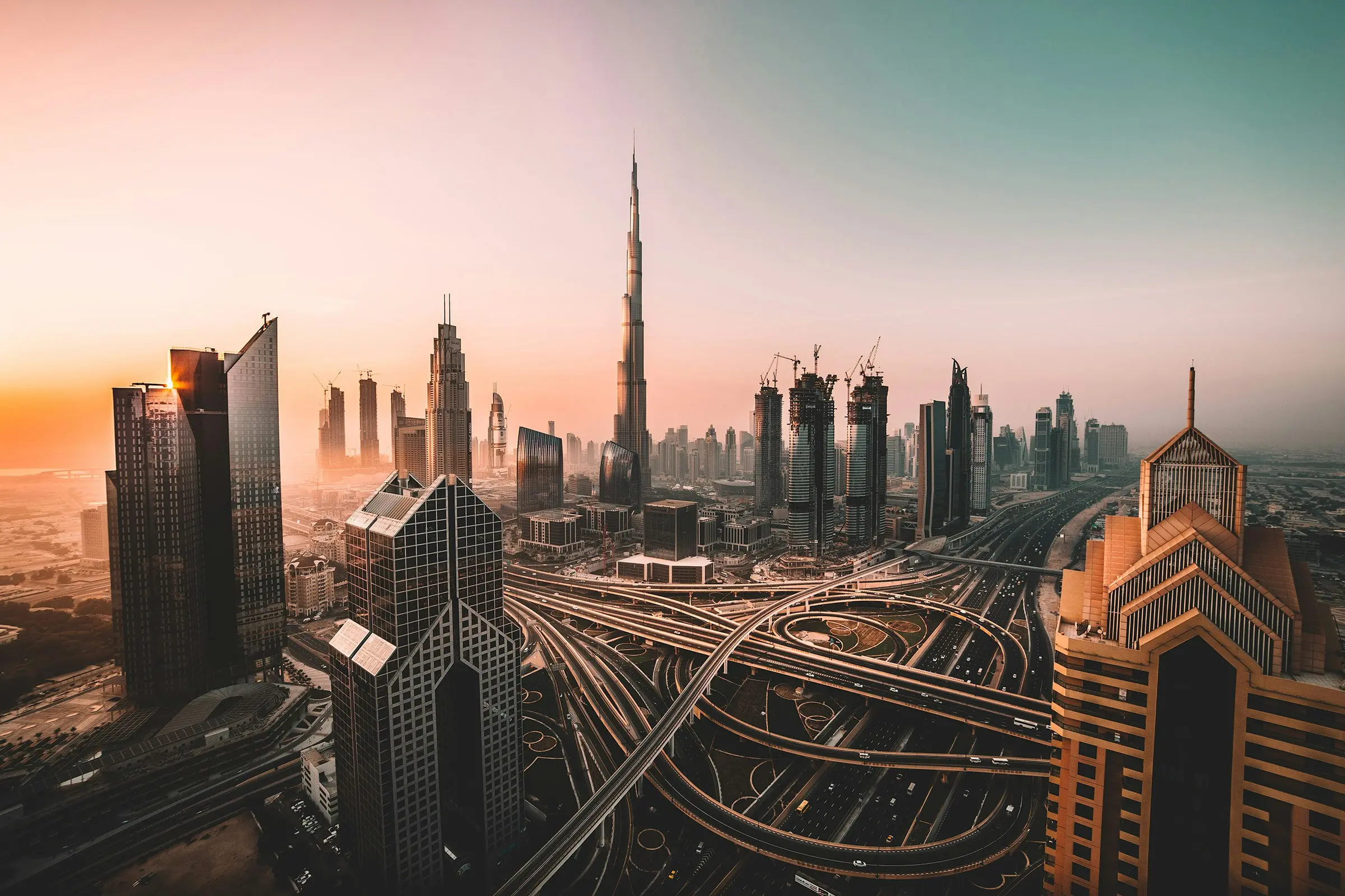 Dubai skyline and cityscape