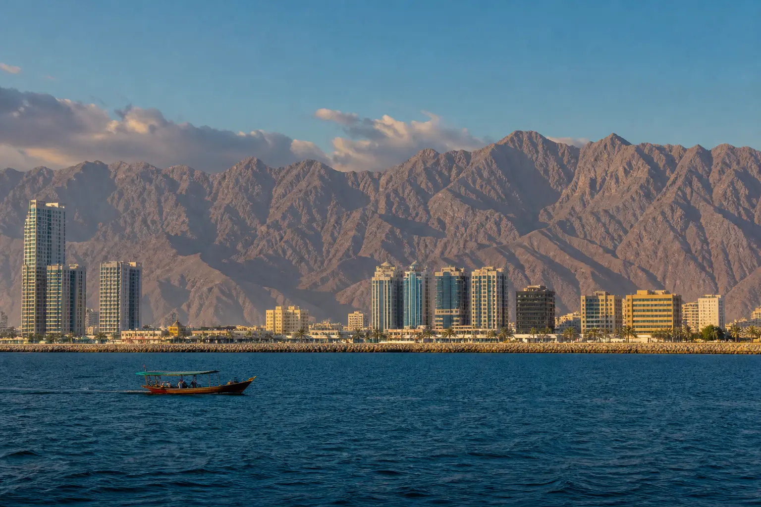Ras Al Khaimah skyline and cityscape